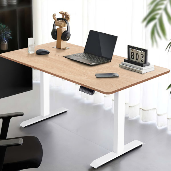 Inbox Zero 160CM x 80CM Electric Height Adjustable Standing Desk